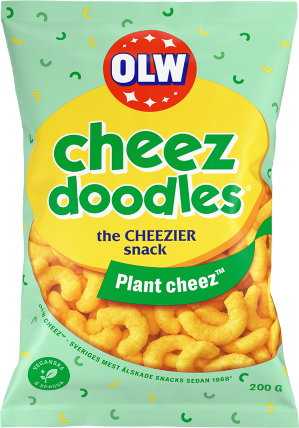 Påse med Cheez Doodles Plant Cheez från OLW