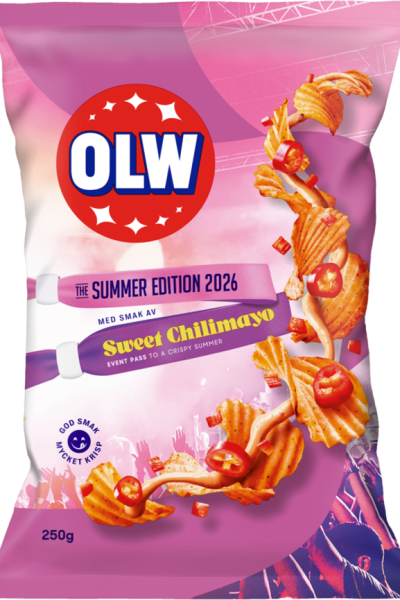Chipspåse med Sweet chilimayo-smak