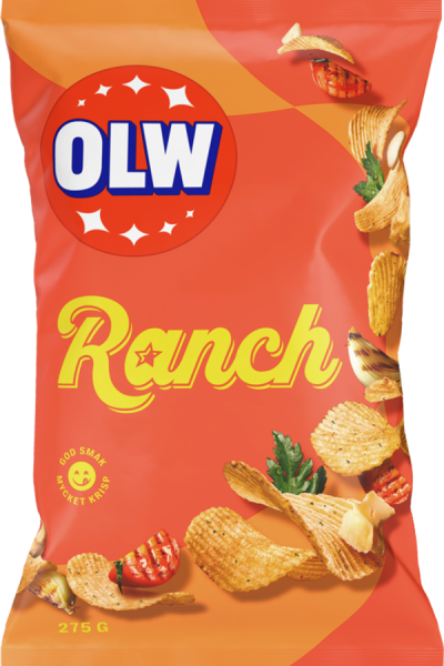 Chipspåse med Ranch-smak