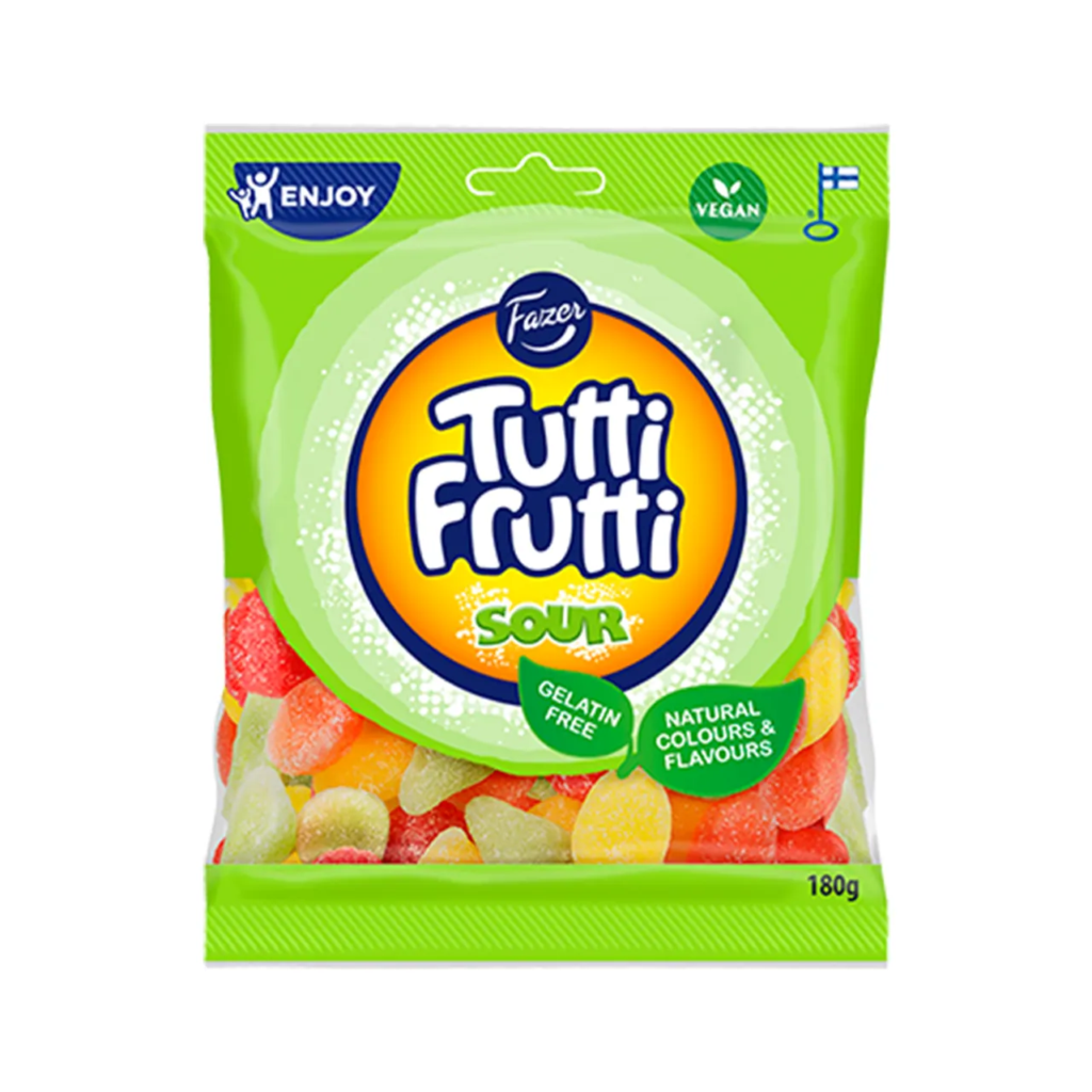 En påse med Tutti Frutti Sour