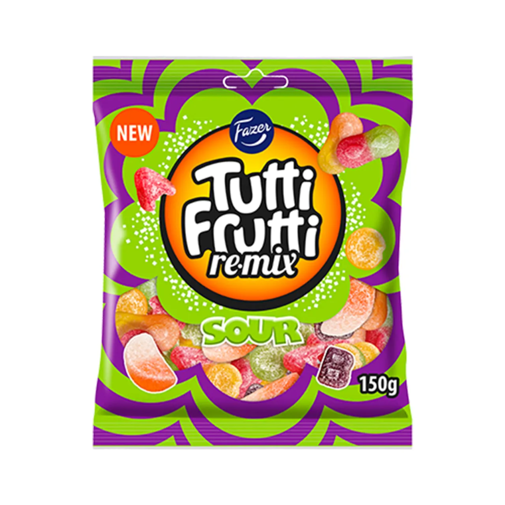 En påse med Tutti Frutti Remix Sour