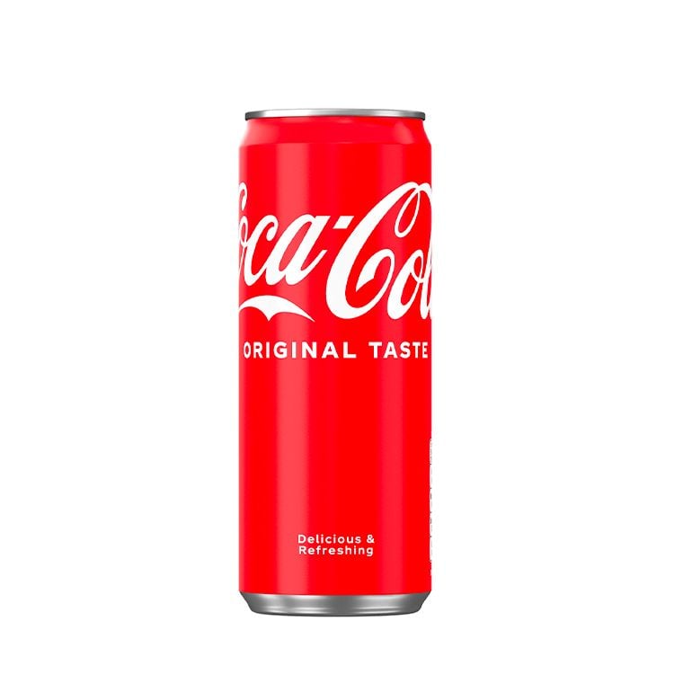 En burk med Coca-Cola
