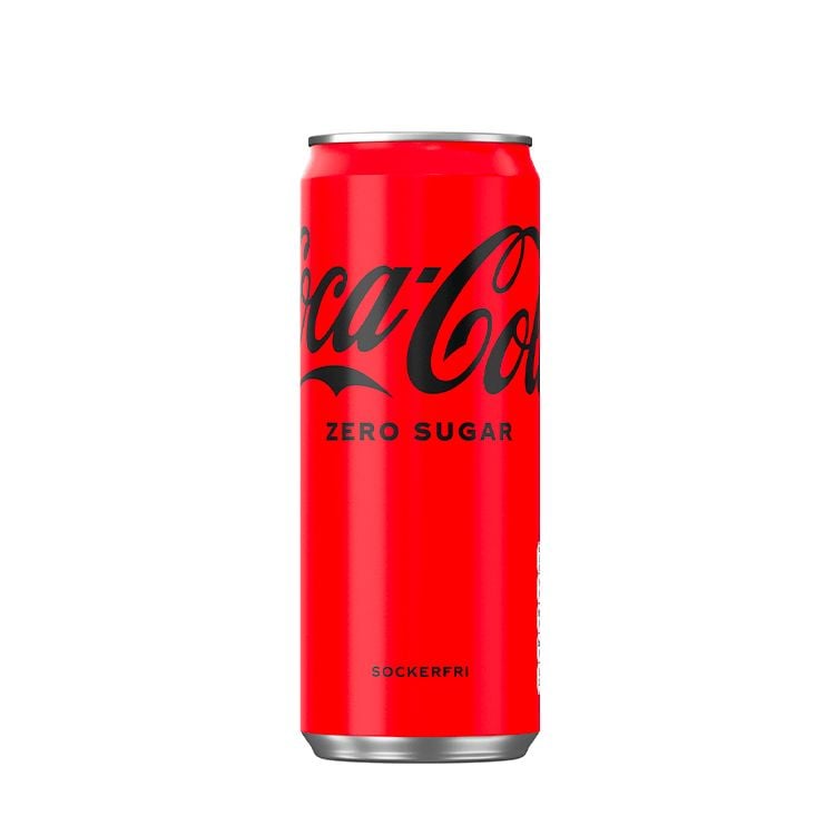 En burk med Coca-Cola Zero