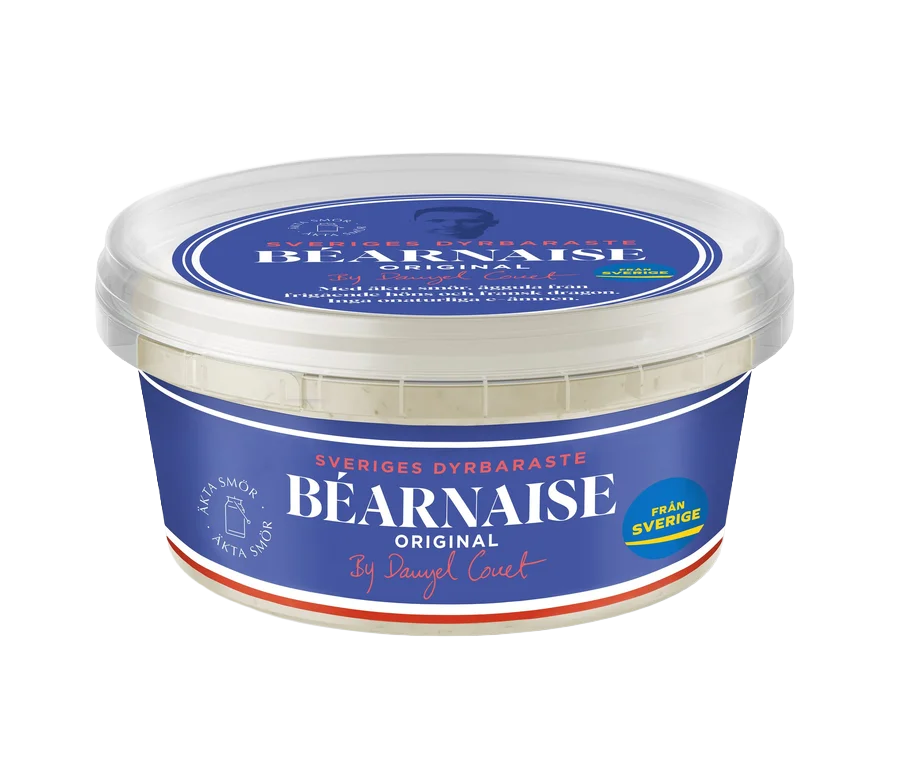 Burk med Sveriges dyrbaraste bearnaisesås