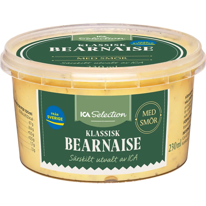 Burk med bearnaisesås från Ica Selection