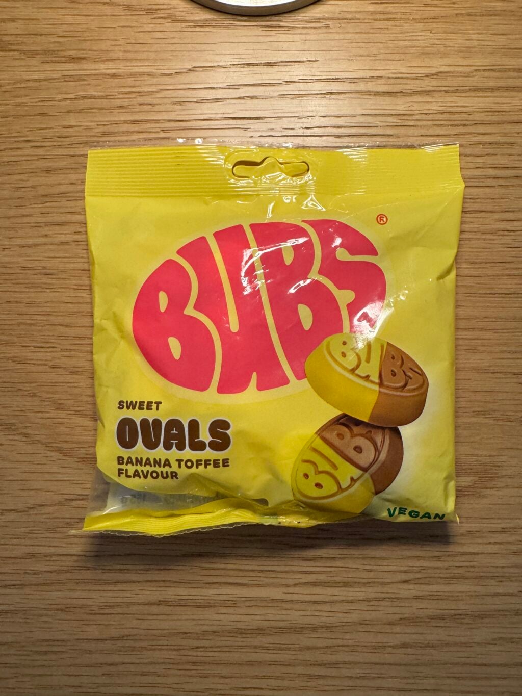 Godispåse med Bubs Banana Toffe Ovals