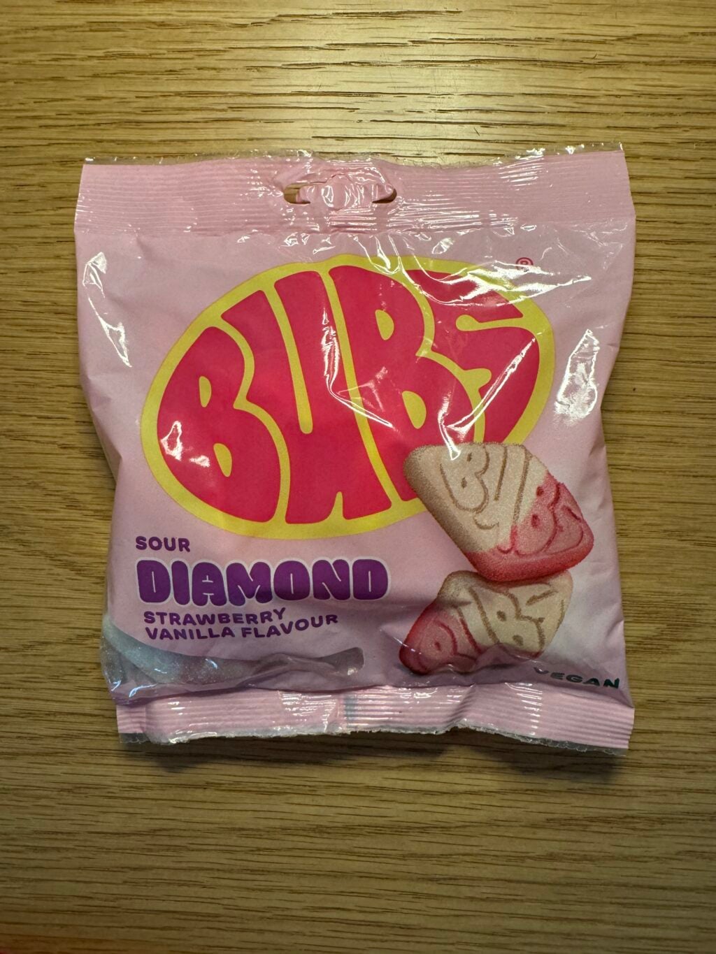 Godispåse med Bubs Strawberry/Vanilla Diamond