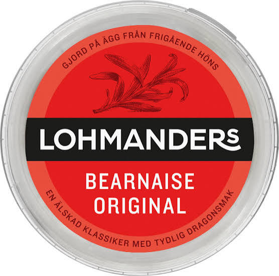 Burk med bearnaisesås från Lohmanders