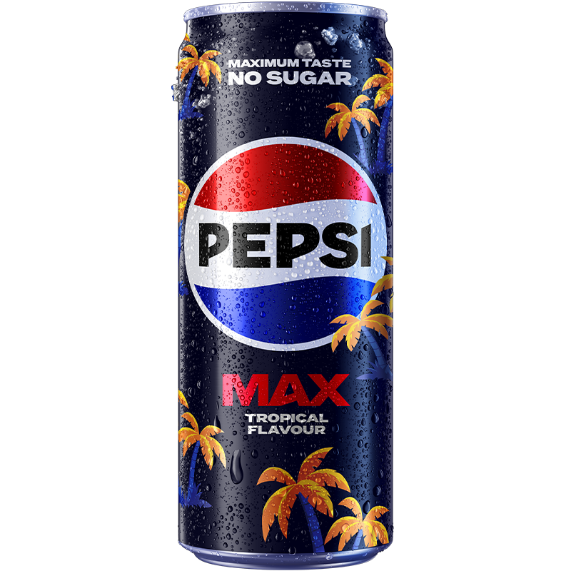 En burk med Pepsi Max Tropical Flavour