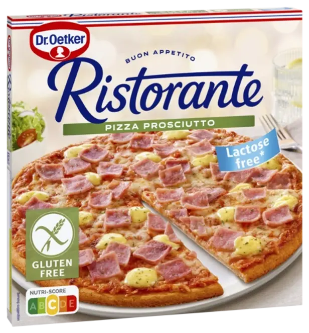 Dr Oetker-pizza med smaken Gluten Free Prosciutto
