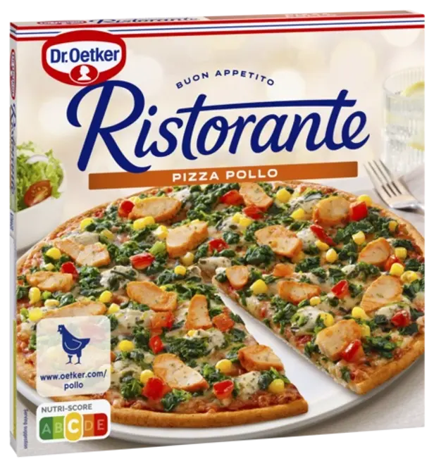 Dr Oetker-pizza med smaken pollo