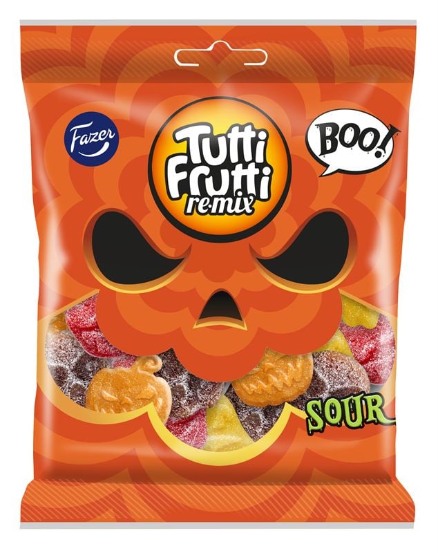 Orange påse med Tutti Frutti Remix Boo