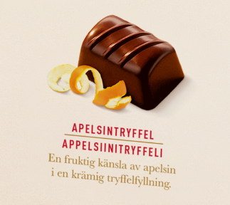 Chokladpralinen Apelsintryffel