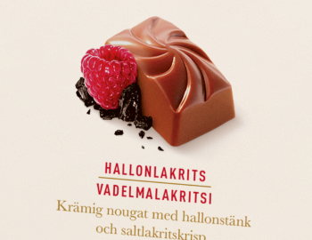 Chokladpralinen Hallonlakrits