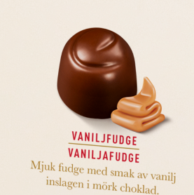 Chokladpralinen Vaniljfudge