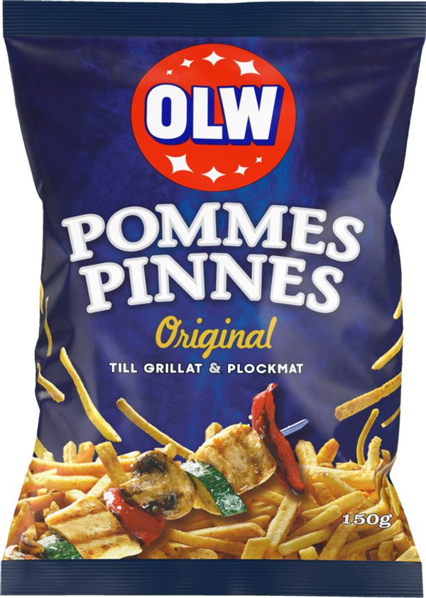 Påse med Pommes Pinnes från OLW.