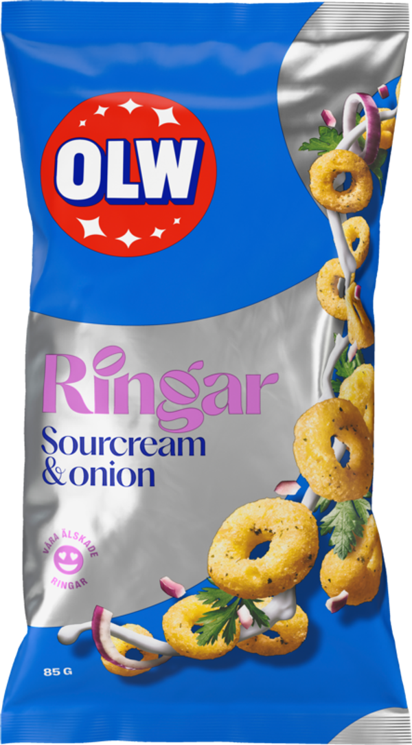 Påse med lökringar från OLW.